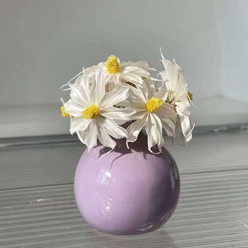 Vase en Céramique - ZenHydroVase™ - Violet