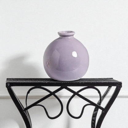 Vase en Céramique - ZenHydroVase™ - Violet