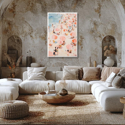 Tableau - OceanVibe™ - Parasols Roses